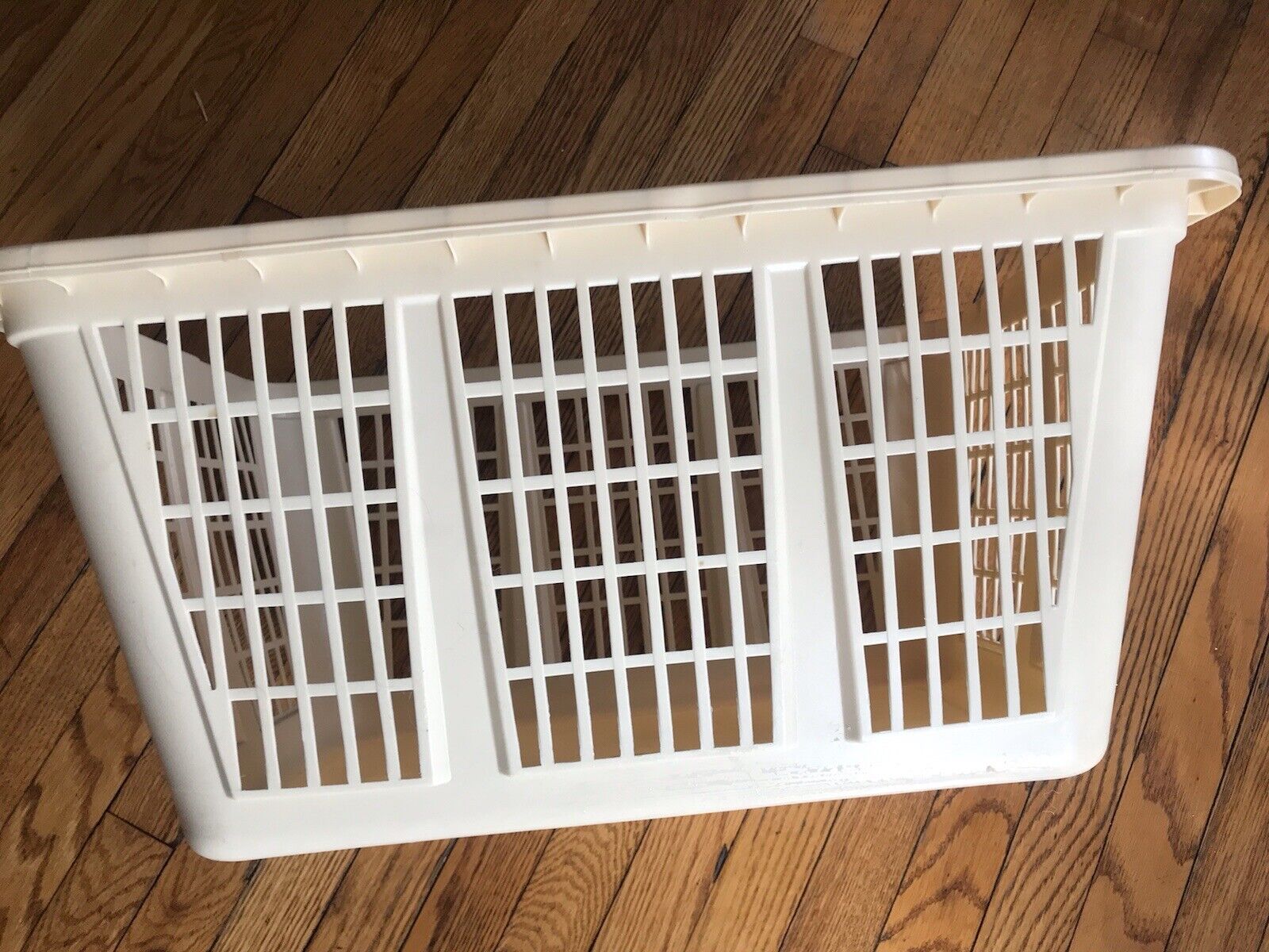 VTG Rubbermaid Laundry Basket Beige Rectangular Retro Hamper